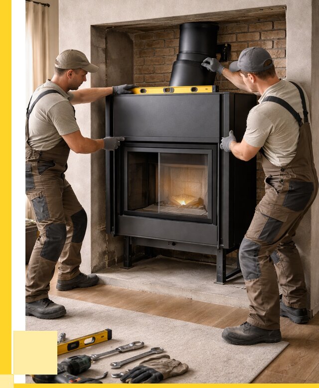 Установка каминных топок в Рославле под ключ от 18497 р. | ЭриданРлв