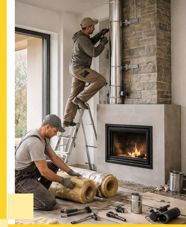 Монтаж дымоходов для каминов в Рославле от 15414 р. ЭриданРлв