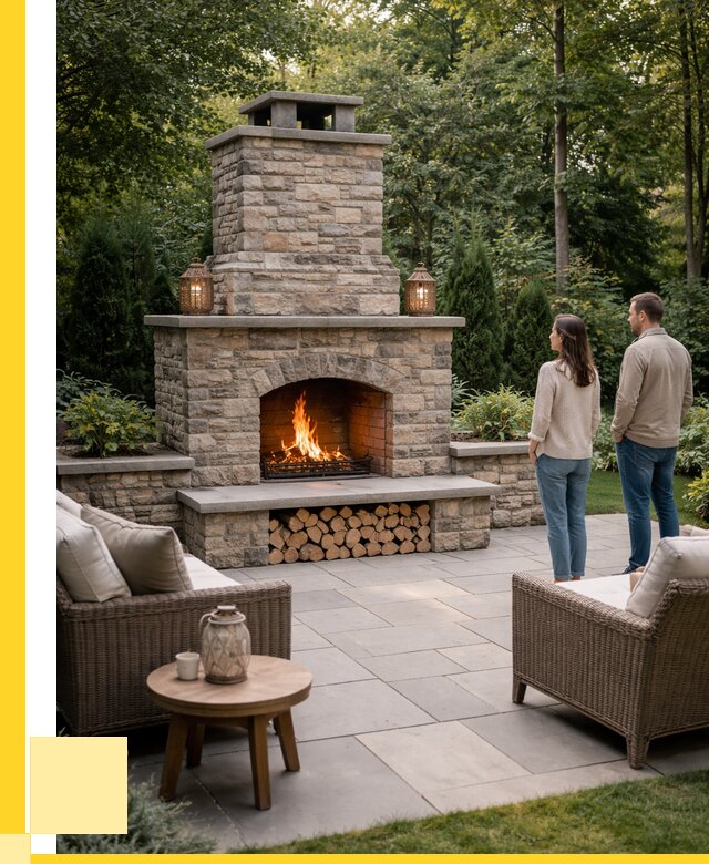 Уличные камины из кирпича в Рославле от 154140 р. | ЭриданРлв