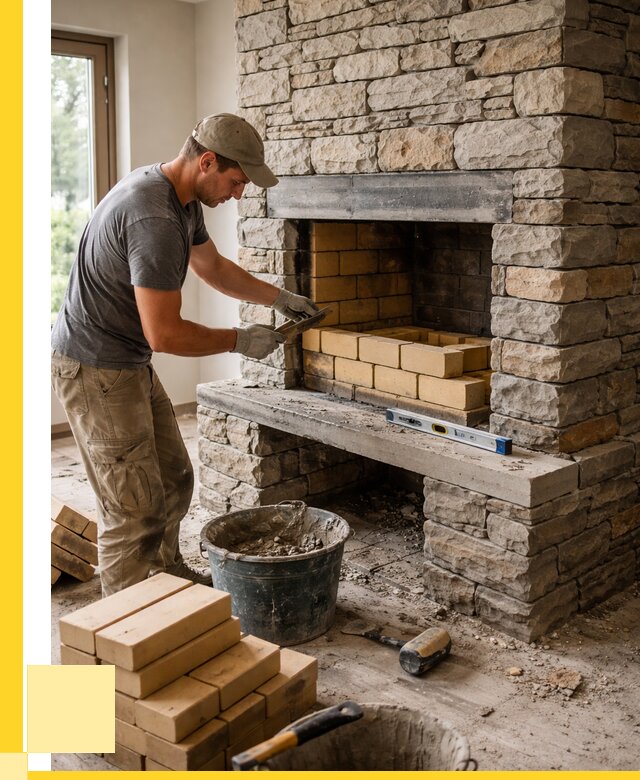 Кладка каминов и камина в Рославле от 25690 р. ЭриданРлв