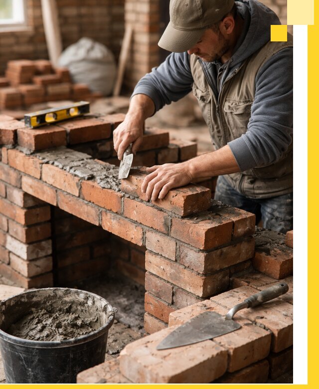 Кладка каминов под ключ в Рославле профессиональная отделка и монтаж