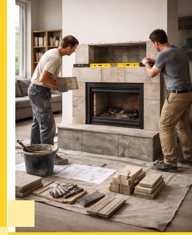 Монтаж каминов и установка в Рославле от 46242 р. | ЭриданРлв