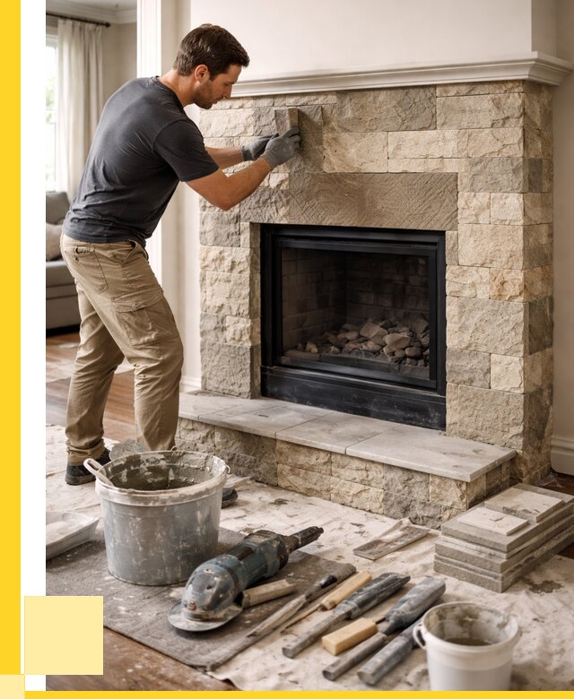 Ремонт каминов и печей в Рославле от 15414 р. | ЭриданРлв