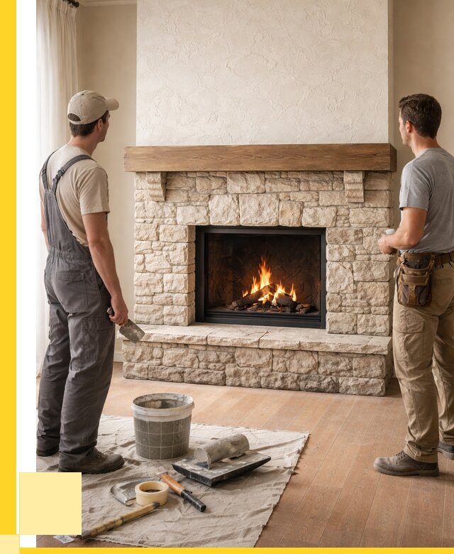 Отделка каминов в Рославле от 6679 р. под ключ | ЭриданРлв