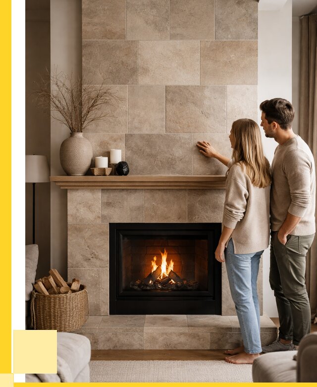 Облицовка каминов керамогранитом в Рославле от 4624 р. | ЭриданРлв