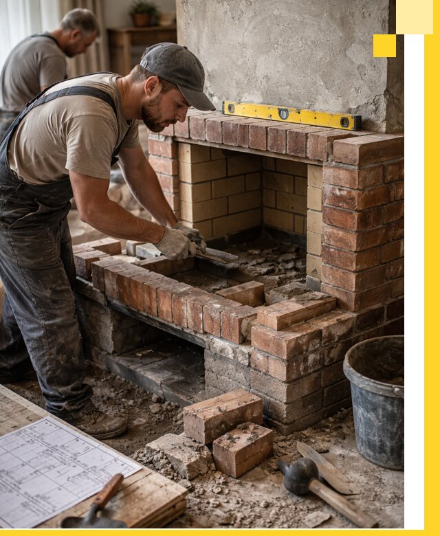 Изготовление и установка каминопечей под ключ в Рославле