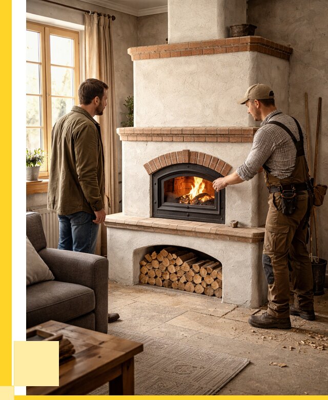 Печи камины в Рославле: кирпичные, изразцовые от 61656 р. | ЭриданРлв