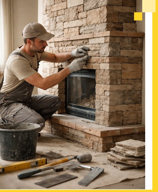 Проектирование и установка печей-каминов под ключ в Рославле