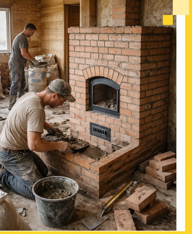 Профессиональное строительство печей в Рославле под ключ