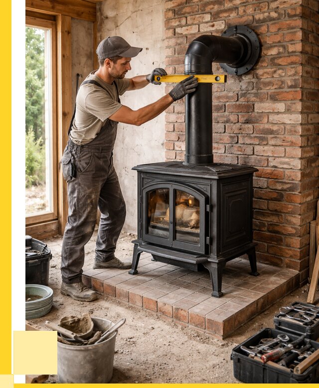 Монтаж печей установка банной печи в Рославле от 15414 р. | ЭриданРлв