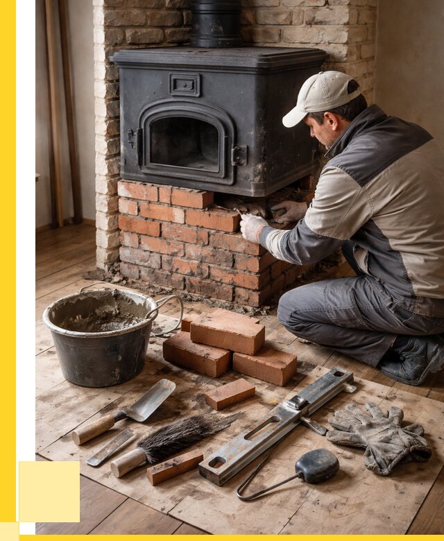 Ремонт печей в Рославле от 12331 р., услуги печника ЭриданРлв