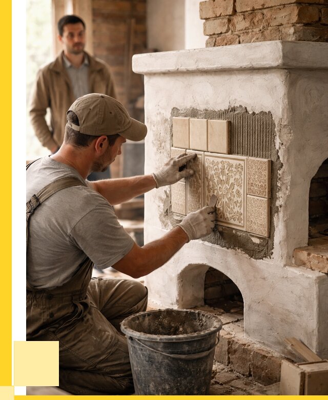 Отделка печей и банных печей в Рославле от 35966 р. | ЭриданРлв