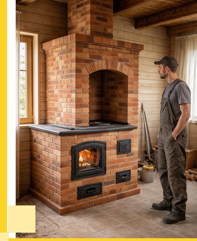 Кирпичные печи в Рославле: купить от 154140 р. | ЭриданРлв