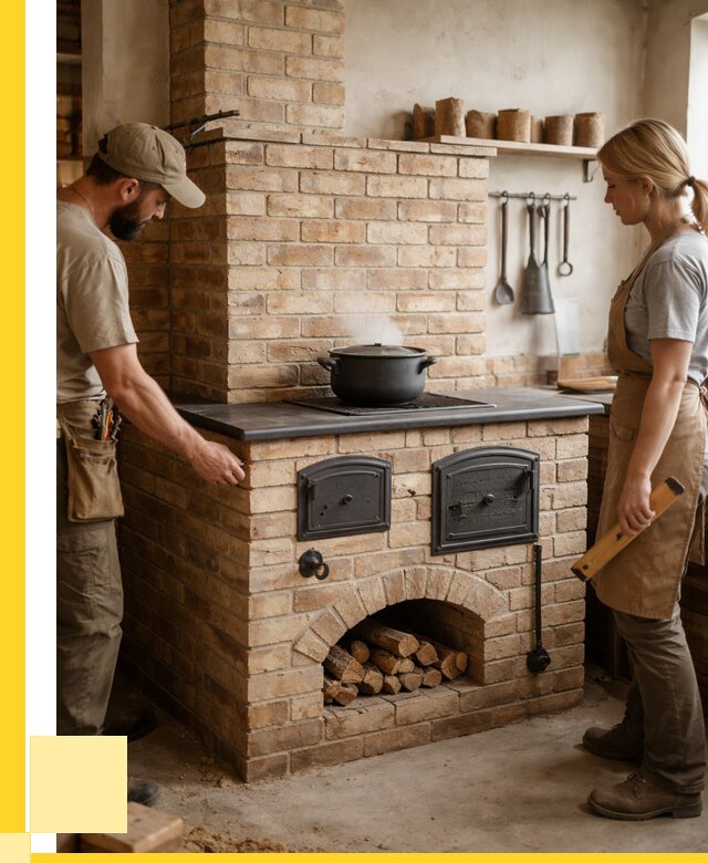 Варочно отопительные печи в Рославле от 92484 р. | ЭриданРлв