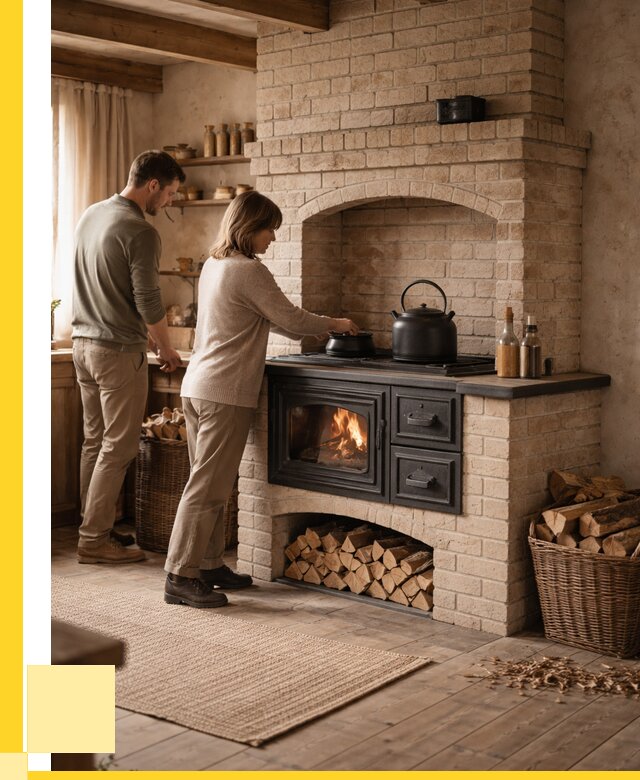 Печи с плитой в Рославле от 46242 р. | ЭриданРлв — кирпичная печь