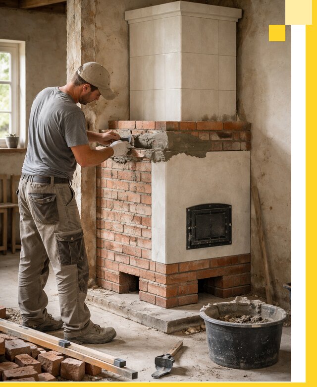 Изготовление и установка печей-голландок под ключ в Рославле