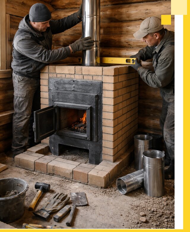 Проектирование, изготовление и установка банных печей в Рославле