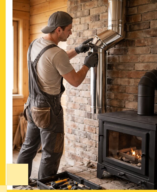 Монтаж дымоходов для печей в Рославле от 7707 р. | ЭриданРлв