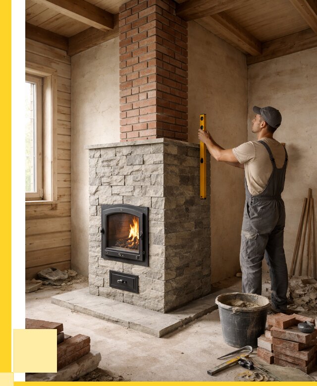 Печи и дымоходы под ключ в Рославле от 46242 р., ЭриданРлв