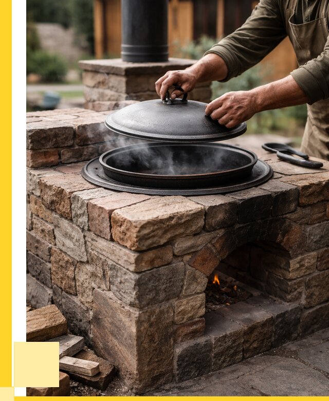 Печи для казана в Рославле по цене от 18497 р. | ЭриданРлв