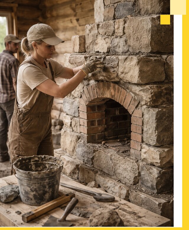 Каменные печи на заказ и монтаж в Рославле, долговечные решения