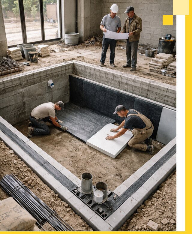 Проекты частных и общественных бассейнов под ключ в Рославле