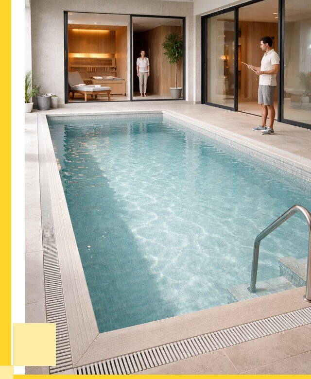 Отделка бассейна пленкой ПВХ в Рославле от 3597 р. - ЭриданРлв