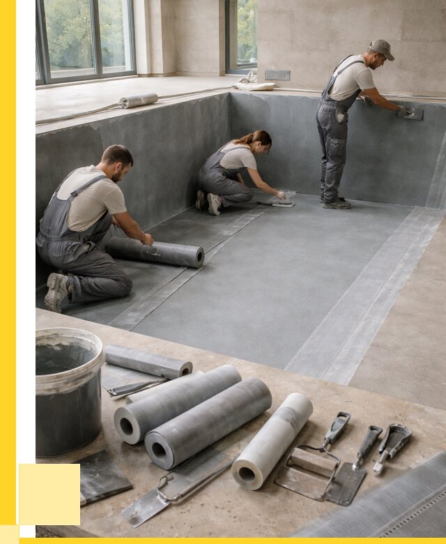 Гидроизоляция бассейнов в Рославле от 2055 р., ЭриданРлв