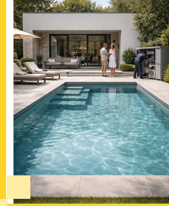 Бассейн в доме в Рославле под ключ от 1233120 р. | ЭриданРлв