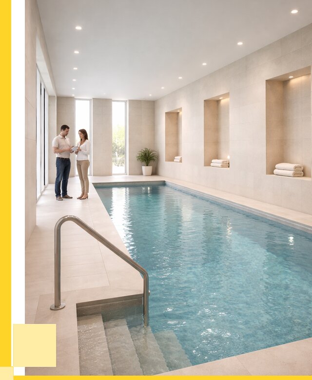 Бассейны в помещении под ключ в Рославле от 1541400 р. | ЭриданРлв