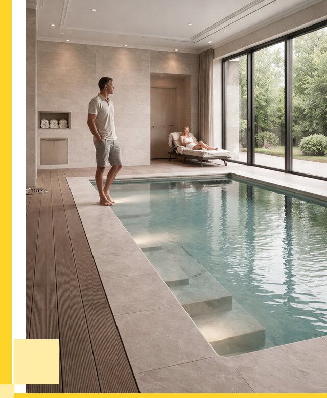 Бассейны в коттедже под ключ в Рославле от 1233120 р. | ЭриданРлв