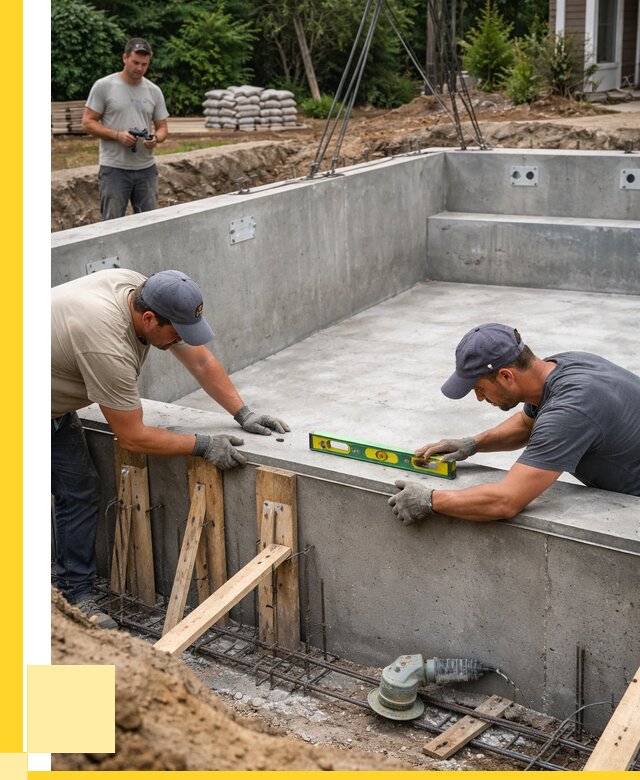 Монтаж чаши бассейна в Рославле под ключ от 256900 р., ЭриданРлв