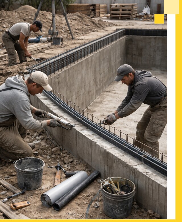 Качественный монтаж чаши бассейна в Рославле под ключ с гарантией