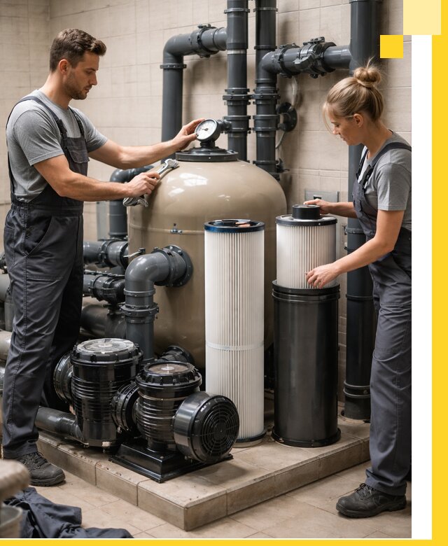 Фильтры и системы фильтрации для бассейнов в Рославле