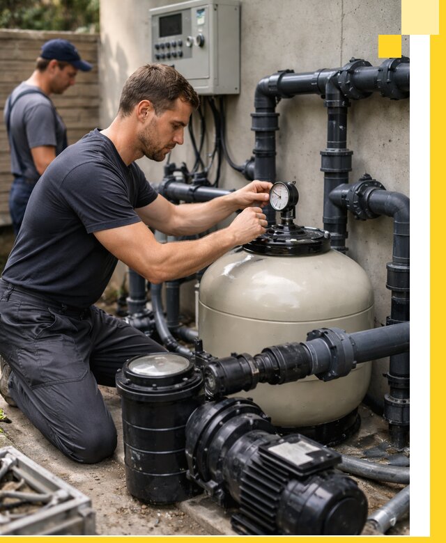 Поставка и монтаж фильтровального оборудования для бассейнов в Рославле