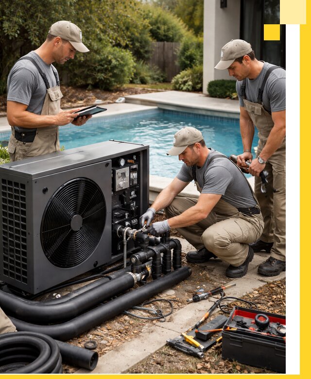 Проектирование и установка тепловых насосов для бассейнов в Рославле