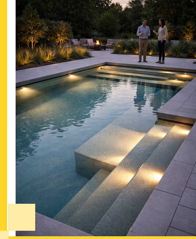 Освещение бассейнов в Рославле под ключ от 25690 р. | ЭриданРлв