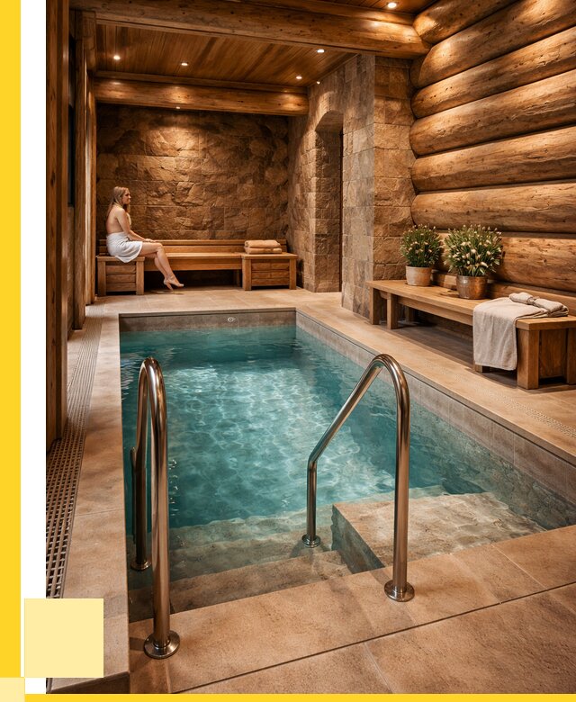 Аренда бани с бассейном в Рославле от 1541400 р. | ЭриданРлв