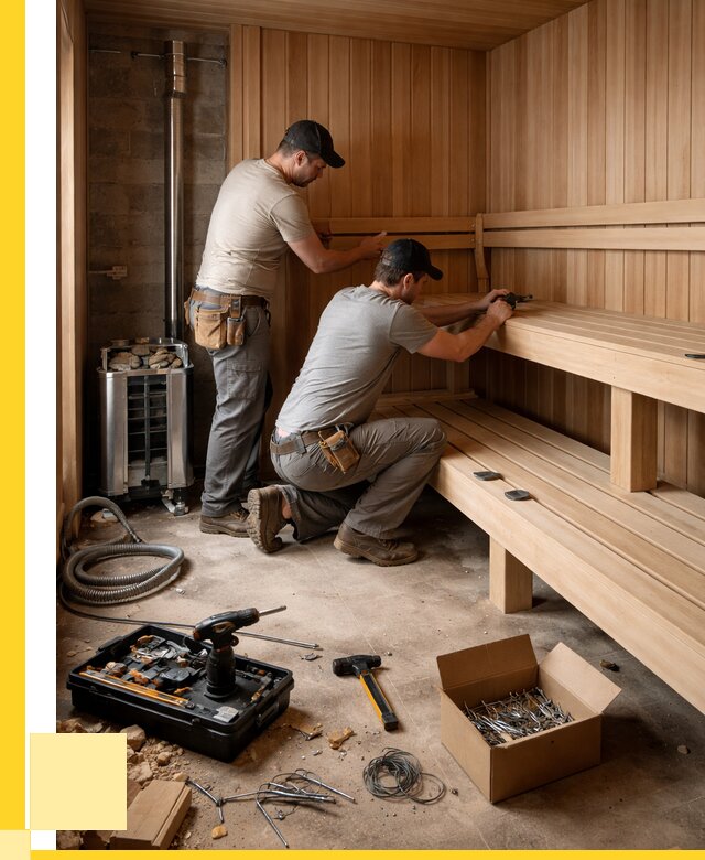 Монтаж саун под ключ в Рославле от 123312 р. | ЭриданРлв
