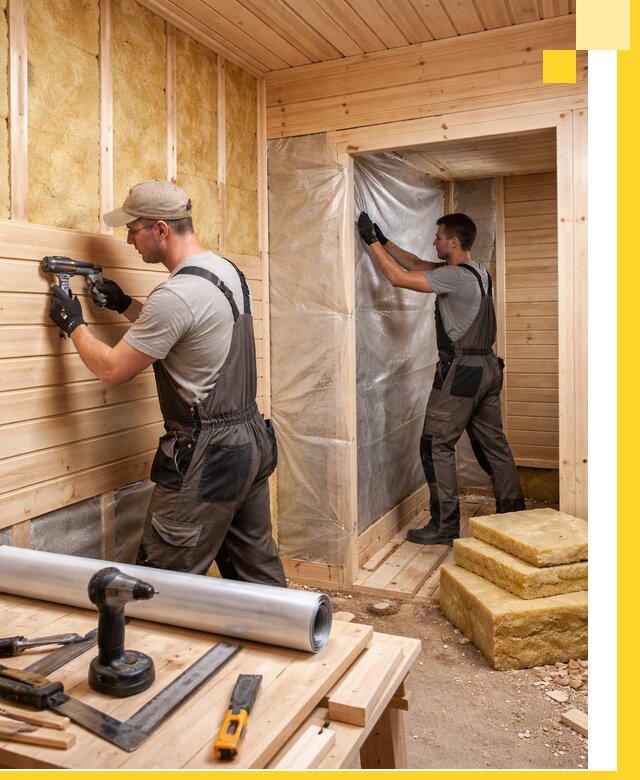 Бани под ключ в Рославле с проектом и полным монтажом