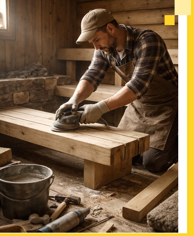 Ремонт бань под ключ в Рославле с гарантией качества и сроков