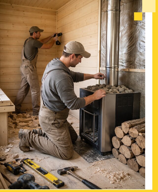 Строительство деревянных бань под ключ в Рославле проекты и монтаж