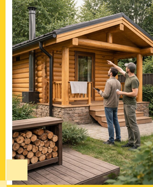 Бани для дачи под ключ в Рославле от 256900 р. | ЭриданРлв