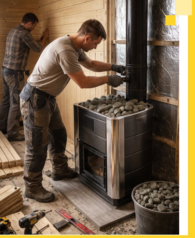 Проектирование и строительство парилок для бани в Рославле под ключ