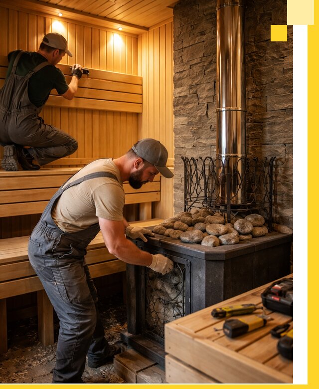 Комплексный дизайн бань, саун и зон отдыха в Рославле