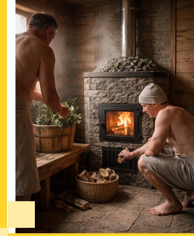 Банные печи под ключ в Рославле от 46242 р. | ЭриданРлв кирпичная