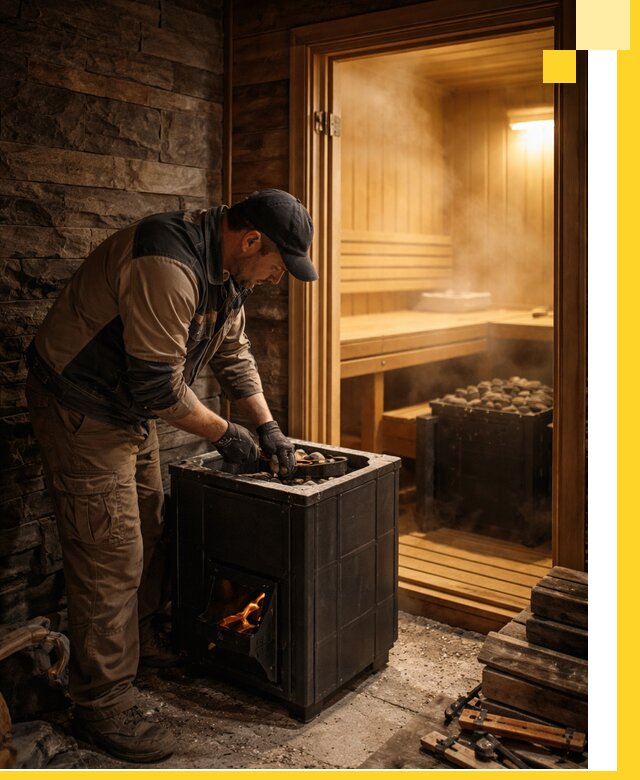 Строительство бани с сауной под ключ в Рославле от проекта до сдачи