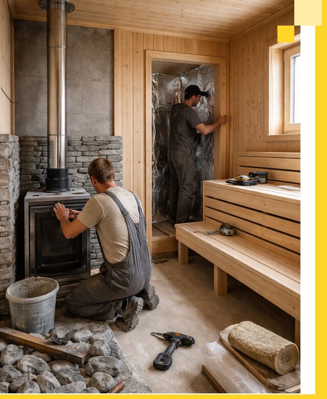 Строительство и изготовление бань под ключ в Рославле