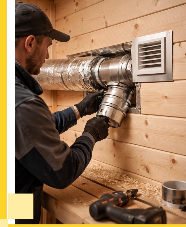 Монтаж вентиляции бани в Рославле от 12331 р. | ЭриданРлв