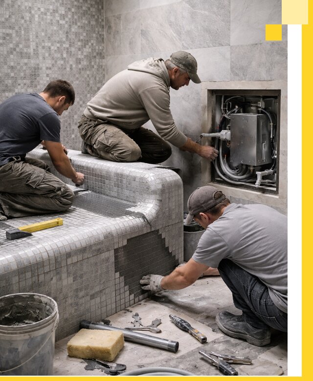 Проекты хамамов под ключ в Рославле и дизайн и строительство